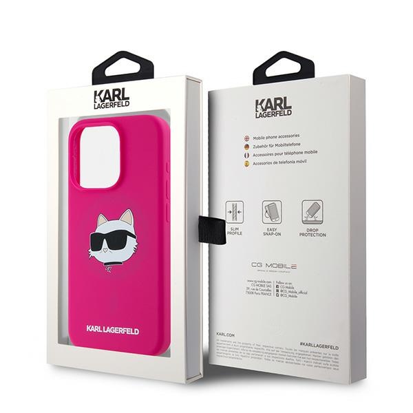 iTok webáruház - Karl Lagerfeld Karl Lagerfeld Silicone Choupette Head MagSafe szilikon tok iPhone 15 Pro készülékhez (rózsaszín) 8 Karl Lagerfeld Silicone Choupette Head MagSafe case for iPhone 15 Pro (rózsaszín)