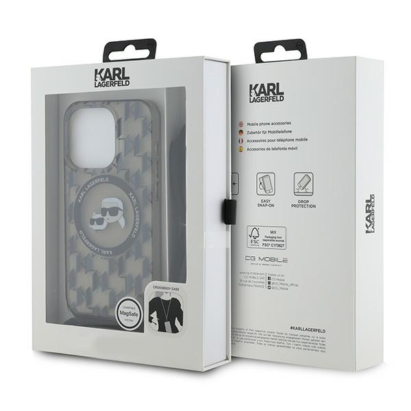 iTok webáruház - Karl Lagerfeld Karl Lagerfeld IML Crossbody Monogram Karl & Choupette Head MagSafe tok iPhone 15 Pro készülékhez (fekete) 7 Karl Lagerfeld IML Crossbody Monogram Karl & Choupette Head MagSafe Case for iPhone 15 Pro (fekete)