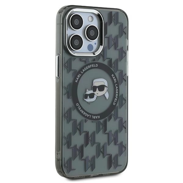 iTok webáruház - Karl Lagerfeld Karl Lagerfeld IML Monogram Karl & Choupette Head MagSafe tok iPhone 15 Pro készülékhez (fekete) 4 Karl Lagerfeld IML Monogram Karl & Choupette Head MagSafe iPhone 15 Pro Case (fekete)