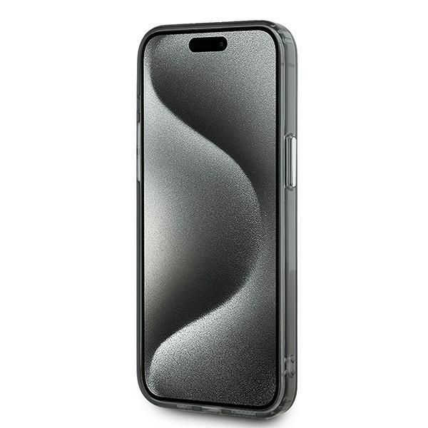 iTok webáruház - Karl Lagerfeld Karl Lagerfeld IML Monogram Karl & Choupette Head MagSafe tok iPhone 15 Pro készülékhez (fekete) 5 Karl Lagerfeld IML Monogram Karl & Choupette Head MagSafe iPhone 15 Pro Case (fekete)