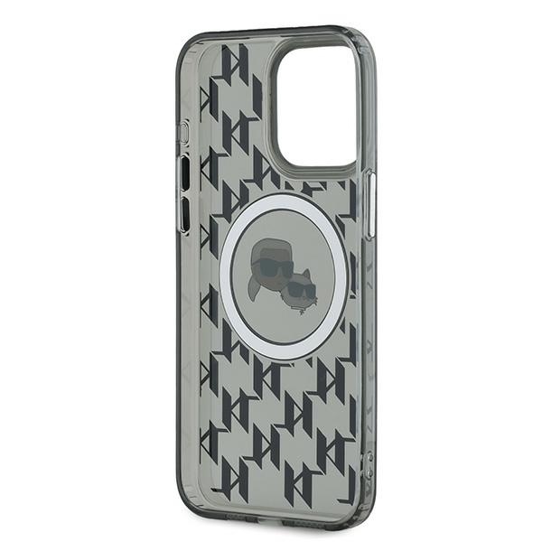 iTok webáruház - Karl Lagerfeld Karl Lagerfeld IML Monogram Karl & Choupette Head MagSafe tok iPhone 15 Pro készülékhez (fekete) 7 Karl Lagerfeld IML Monogram Karl & Choupette Head MagSafe iPhone 15 Pro Case (fekete)
