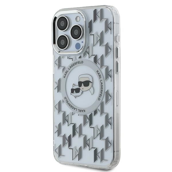 iTok webáruház - Karl Lagerfeld Karl Lagerfeld IML Monogram Karl & Choupette Head MagSafe tok iPhone 15 Pro készülékhez (átlátszó) 2 Karl Lagerfeld IML Monogram Karl & Choupette Head MagSafe iPhone 15 Pro Case (átlátszó)