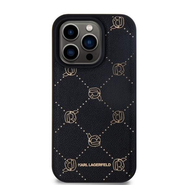 iTok webáruház - Karl Lagerfeld Karl Lagerfeld Magsafe Karl Head iPhone 15 Pro tok (fekete) 2 Karl Lagerfeld Magsafe Karl Head iPhone 15 Pro Case (fekete)