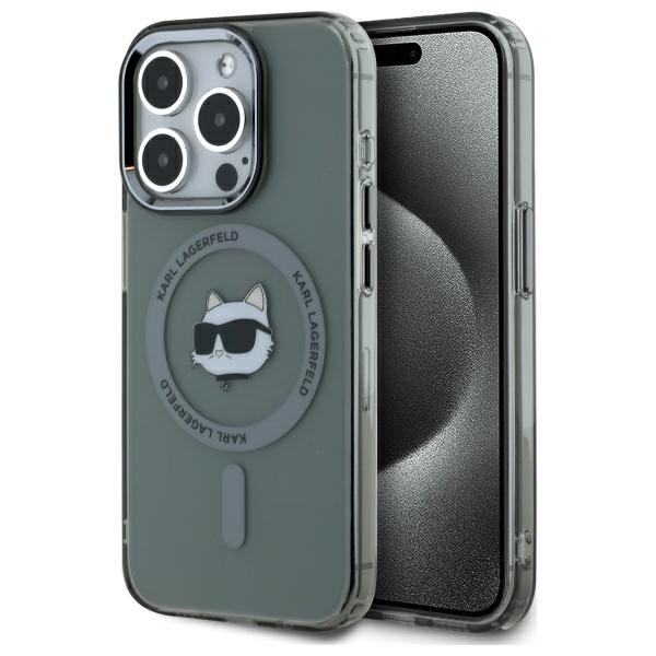 iTok webáruház - Karl Lagerfeld Karl Lagerfeld KLHMP15LHLSCHK tok iPhone 15 Pro 6,1 hüvelykes készülékhez – IML Metal Choupette Head MagSafe, fekete/fekete 1 Karl Lagerfeld KLHMP15LHLSCHK iPhone 15 Pro 6.1" black/black hardcase IML Metal Choupette Head MagSafe