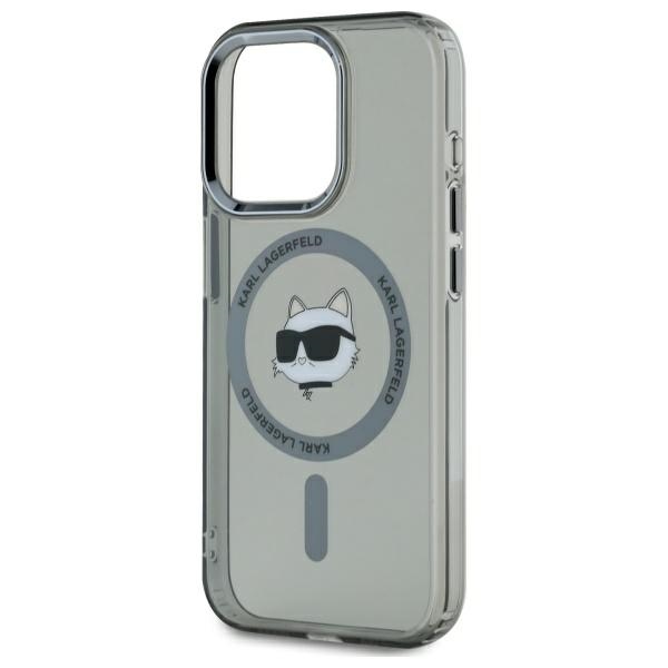 iTok webáruház - Karl Lagerfeld Karl Lagerfeld KLHMP15LHLSCHK tok iPhone 15 Pro 6,1 hüvelykes készülékhez – IML Metal Choupette Head MagSafe, fekete/fekete 3 Karl Lagerfeld KLHMP15LHLSCHK iPhone 15 Pro 6.1" black/black hardcase IML Metal Choupette Head MagSafe