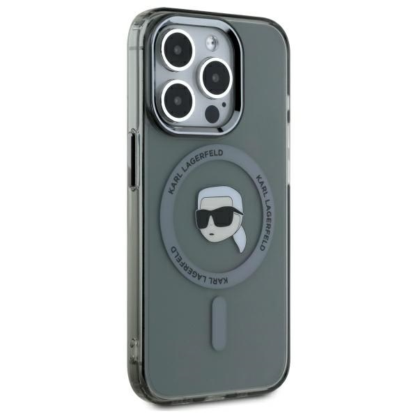 iTok webáruház - Karl Lagerfeld Karl Lagerfeld KLHMP15LHLSKIK tok iPhone 15 Pro 6,1 hüvelykes készülékhez – fekete, IML Metal Karl Head MagSafe 1 Karl Lagerfeld KLHMP15LHLSKIK iPhone 15 Pro 6.1" black/black hardcase IML Metal Karl Head MagSafe