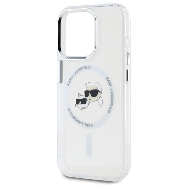 iTok webáruház - Karl Lagerfeld Karl Lagerfeld IML Metal Karl&Choupette Head MagSafe iPhone 15 Pro tok (fehér) 6 Karl Lagerfeld IML Metal Karl&Choupette Head MagSafe iPhone 15 Pro Case (fehér)