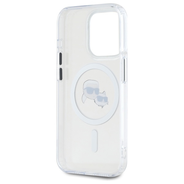 iTok webáruház - Karl Lagerfeld Karl Lagerfeld IML Metal Karl&Choupette Head MagSafe iPhone 15 Pro tok (fehér) 7 Karl Lagerfeld IML Metal Karl&Choupette Head MagSafe iPhone 15 Pro Case (fehér)
