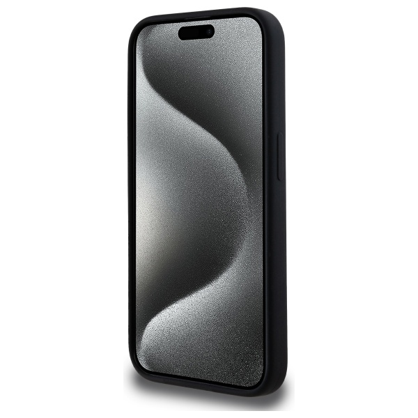 iTok webáruház - Karl Lagerfeld Karl Lagerfeld KLHMP15LSKHPPLK szilikon tok iPhone 15 Pro 6,1" készülékhez – fekete 5 Karl Lagerfeld KLHMP15LSKHPPLK iPhone 15 Pro 6.1" black/black hardcase Silicone Karl Head Print MagSafe