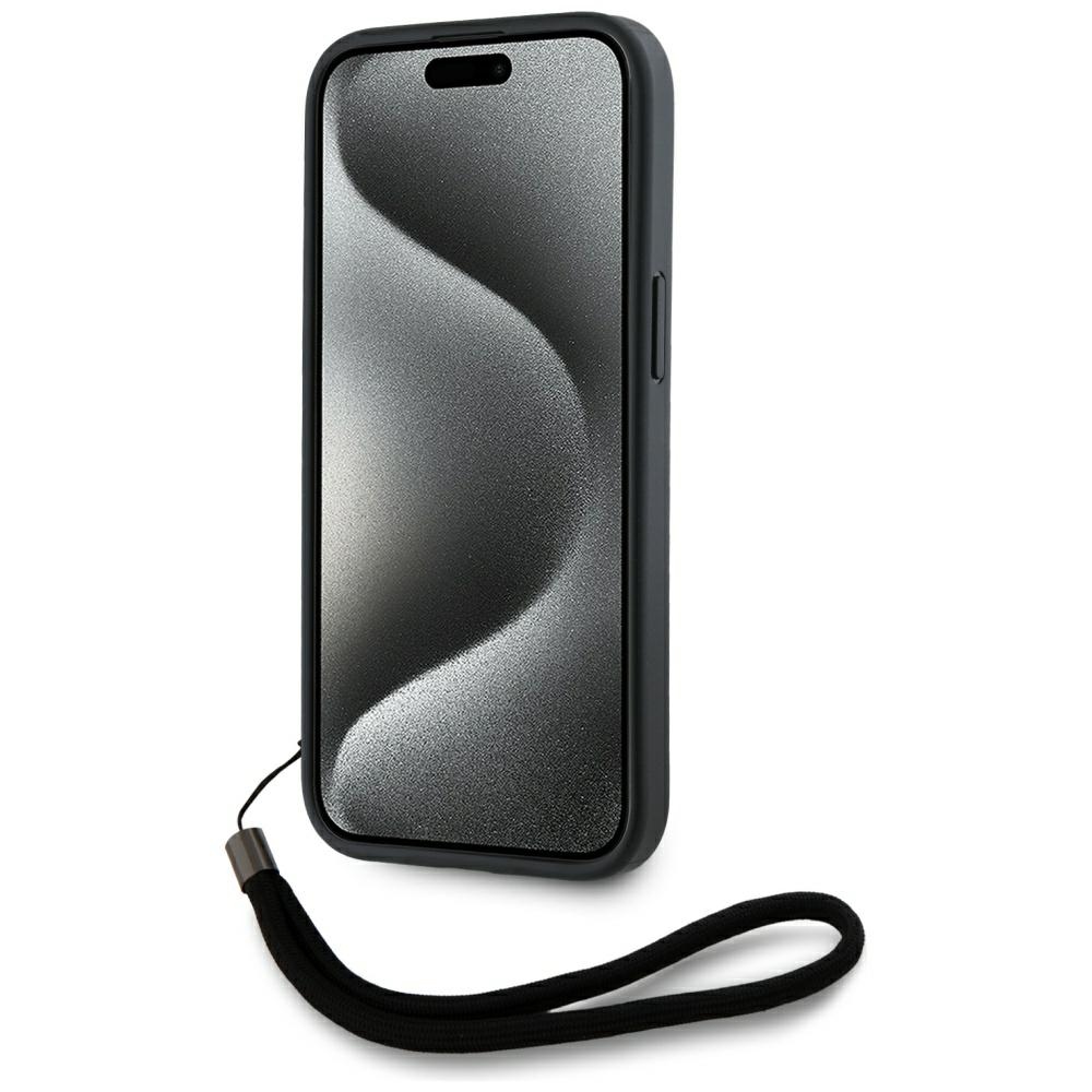 iTok webáruház - Karl Lagerfeld Karl Lagerfeld Saffiano Athleisure Stripes Cord tok iPhone 15 Pro készülékhez (piros) 4 Karl Lagerfeld Saffiano Athleisure Stripes Cord iPhone 15 Pro Case (piros)