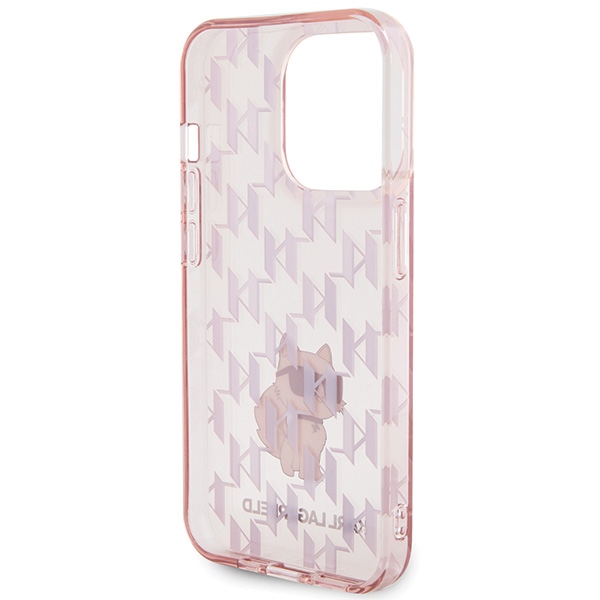 iTok webáruház - Karl Lagerfeld Karl Lagerfeld Monogram Choupette tok iPhone 15 Pro Max készülékhez (rózsaszín) 7 Karl Lagerfeld Monogram Choupette case for iPhone 15 Pro Max (rózsaszín)