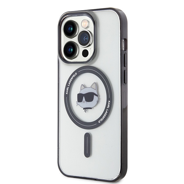 iTok webáruház - Karl Lagerfeld Karl Lagerfeld KLHMP15XHCHNOTK iPhone 15 Pro Max 6.7" átlátszó MagSafe tok – Choupette feje 2 Karl Lagerfeld KLHMP15XHCHNOTK iPhone 15 Pro Max 6.7" transparent hardcase IML Choupette`s Head MagSafe