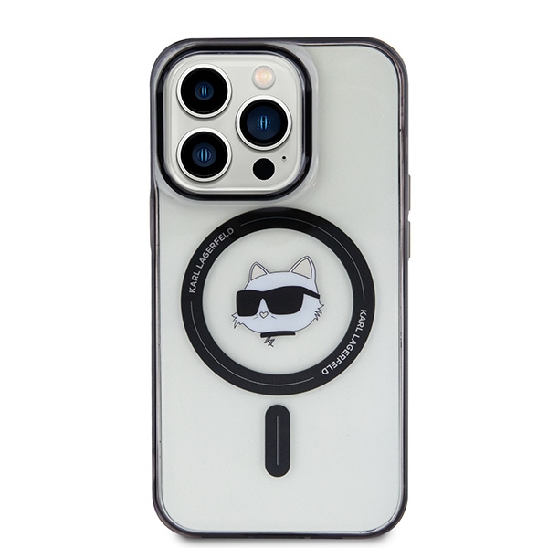 iTok webáruház - Karl Lagerfeld Karl Lagerfeld KLHMP15XHCHNOTK iPhone 15 Pro Max 6.7" átlátszó MagSafe tok – Choupette feje 3 Karl Lagerfeld KLHMP15XHCHNOTK iPhone 15 Pro Max 6.7" transparent hardcase IML Choupette`s Head MagSafe