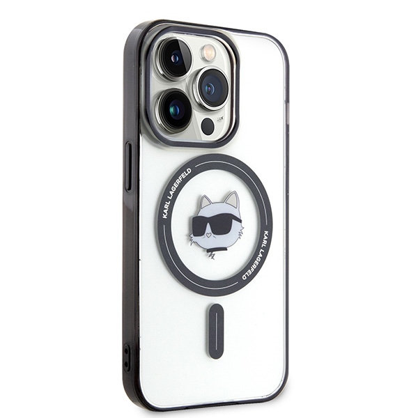 iTok webáruház - Karl Lagerfeld Karl Lagerfeld KLHMP15XHCHNOTK iPhone 15 Pro Max 6.7" átlátszó MagSafe tok – Choupette feje 4 Karl Lagerfeld KLHMP15XHCHNOTK iPhone 15 Pro Max 6.7" transparent hardcase IML Choupette`s Head MagSafe