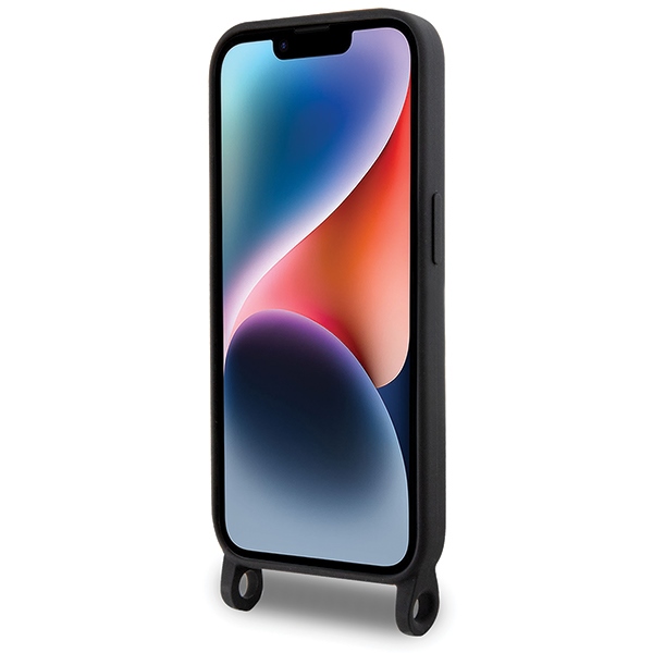 iTok webáruház - Karl Lagerfeld Karl Lagerfeld KLHCP15XSCBSCNK Crossbody Silicone Choupette tok iPhone 15 Pro Max 6,7 hüvelykhez – fekete 4 Karl Lagerfeld KLHCP15XSCBSCNK iPhone 15 Pro Max 6.7" hardcase black/black Crossbody Silicone Choupette