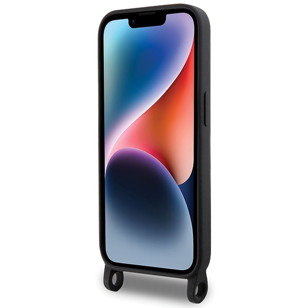 iTok webáruház - Karl Lagerfeld Karl Lagerfeld KLHCP15XSCBSKNK Crossbody Silicone Ikonik tok iPhone 15 Pro Max készülékhez, fekete 4 Karl Lagerfeld KLHCP15XSCBSKNK iPhone 15 Pro Max 6.7" hardcase black/black Crossbody Silicone Ikonik