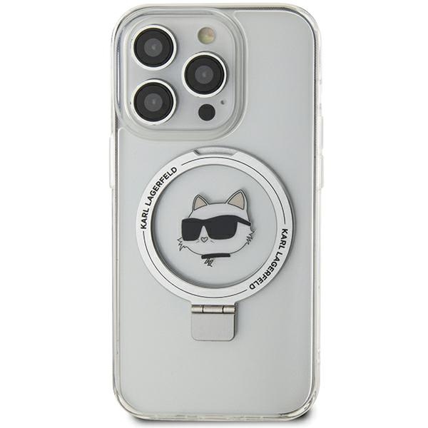 iTok webáruház - Karl Lagerfeld Karl Lagerfeld KLHMP15XHMRSCHH iPhone 15 Pro Max 6,7 hüvelykes fehér keménytok Ring Stand Choupette Head MagSafe 3 Karl Lagerfeld KLHMP15XHMRSCHH iPhone 15 Pro Max 6.7" white/white hardcase Ring Stand Choupette Head MagSafe