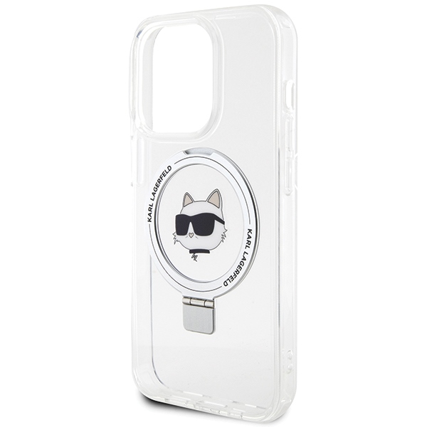 iTok webáruház - Karl Lagerfeld Karl Lagerfeld KLHMP15XHMRSCHH iPhone 15 Pro Max 6,7 hüvelykes fehér keménytok Ring Stand Choupette Head MagSafe 6 Karl Lagerfeld KLHMP15XHMRSCHH iPhone 15 Pro Max 6.7" white/white hardcase Ring Stand Choupette Head MagSafe