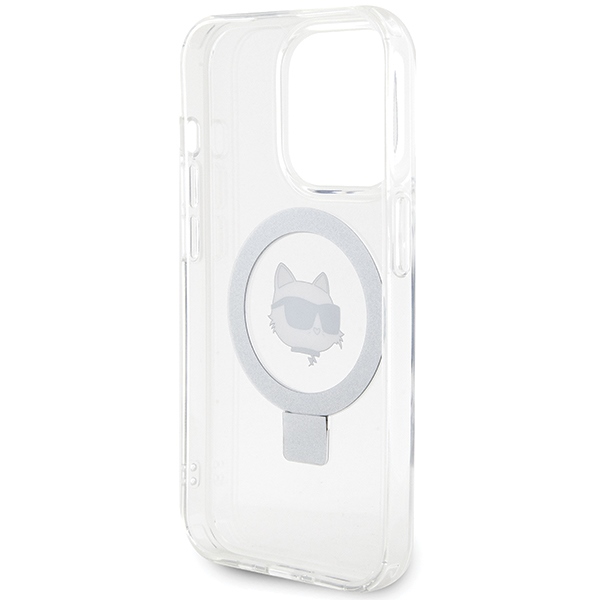 iTok webáruház - Karl Lagerfeld Karl Lagerfeld KLHMP15XHMRSCHH iPhone 15 Pro Max 6,7 hüvelykes fehér keménytok Ring Stand Choupette Head MagSafe 7 Karl Lagerfeld KLHMP15XHMRSCHH iPhone 15 Pro Max 6.7" white/white hardcase Ring Stand Choupette Head MagSafe