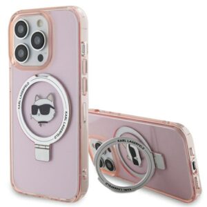 Karl Lagerfeld KLHMP15XHMRSCHP iPhone 15 Pro Max tok, rózsaszín