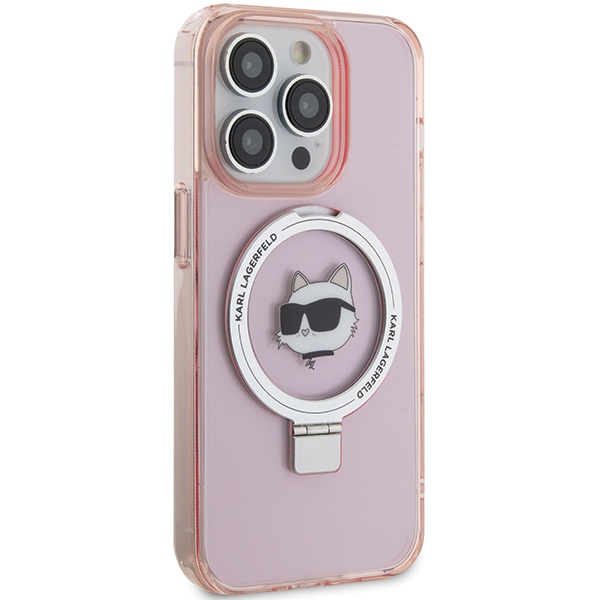 iTok webáruház - Karl Lagerfeld Karl Lagerfeld KLHMP15XHMRSCHP iPhone 15 Pro Max tok, rózsaszín 4 Karl Lagerfeld KLHMP15XHMRSCHP iPhone 15 Pro Max 6.7" pink/pink hardcase Ring Stand Choupette Head MagSafe