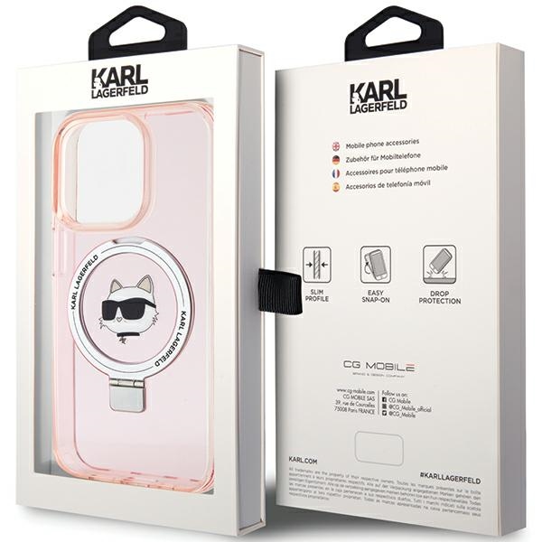 iTok webáruház - Karl Lagerfeld Karl Lagerfeld KLHMP15XHMRSCHP iPhone 15 Pro Max tok, rózsaszín 8 Karl Lagerfeld KLHMP15XHMRSCHP iPhone 15 Pro Max 6.7" pink/pink hardcase Ring Stand Choupette Head MagSafe