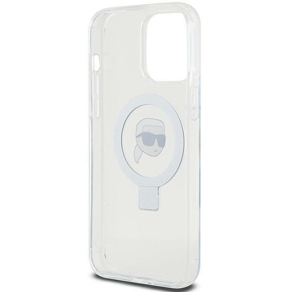 iTok webáruház - Karl Lagerfeld Karl Lagerfeld KLHMP15XHMRSKHH iPhone 15 Pro Max tok Ring Stand Karl Head MagSafe, fehér 7 Karl Lagerfeld KLHMP15XHMRSKHH iPhone 15 Pro Max 6.7" white/white hardcase Ring Stand Karl Head MagSafe