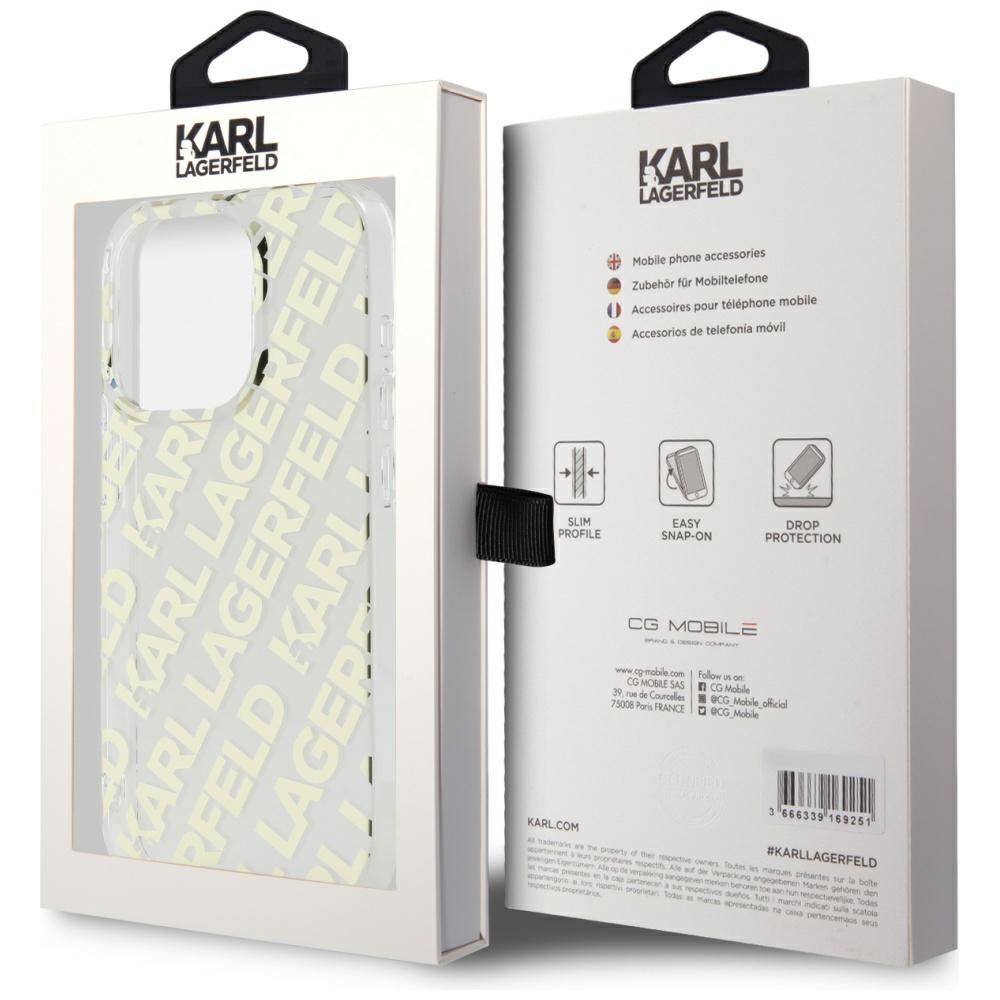 iTok webáruház - Karl Lagerfeld Karl Lagerfeld IML Fullover Logo tok iPhone 15 Pro Max készülékhez (arany) 8 Karl Lagerfeld IML Fullover Logo case for iPhone 15 Pro Max (arany)
