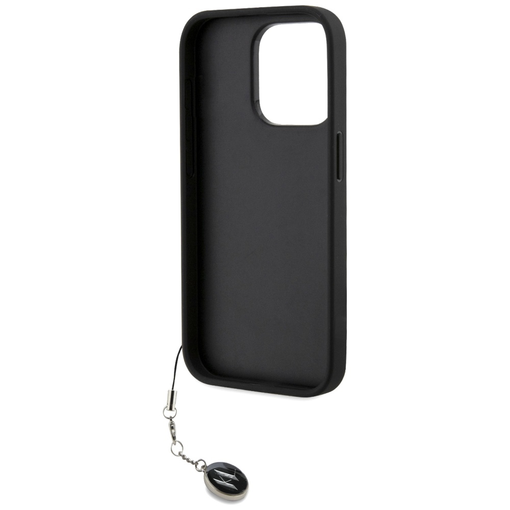 iTok webáruház - Karl Lagerfeld Karl Lagerfeld Saffiano Rhinestones & Charm tok iPhone 15 Pro Max készülékhez (fekete) 7 Karl Lagerfeld Saffiano Rhinestones & Charm case for iPhone 15 Pro Max (fekete)