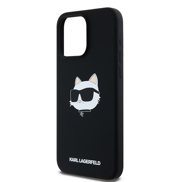 iTok webáruház - Karl Lagerfeld Karl Lagerfeld Silicone Choupette Head MagSafe tok iPhone 15 Pro Max készülékhez (fekete) 6 Karl Lagerfeld Silicone Choupette Head MagSafe case for iPhone 15 Pro Max (fekete)