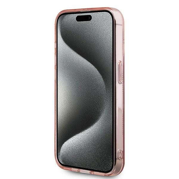 iTok webáruház - Karl Lagerfeld Karl Lagerfeld IML Choupette Head & Monogram tok iPhone 15 Pro Max készülékhez (rózsaszín) 5 Karl Lagerfeld IML Choupette Head & Monogram case for iPhone 15 Pro Max (rózsaszín)