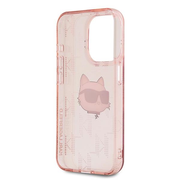iTok webáruház - Karl Lagerfeld Karl Lagerfeld IML Choupette Head & Monogram tok iPhone 15 Pro Max készülékhez (rózsaszín) 7 Karl Lagerfeld IML Choupette Head & Monogram case for iPhone 15 Pro Max (rózsaszín)