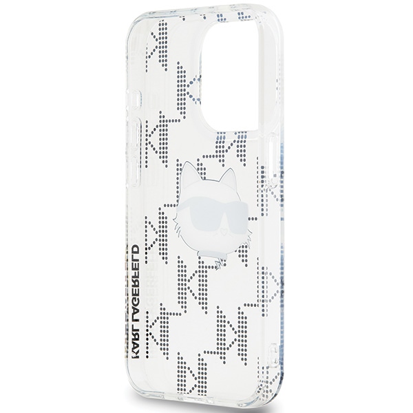 iTok webáruház - Karl Lagerfeld Karl Lagerfeld IML Choupette Head & Monogram tok iPhone 15 Pro Max készülékhez (átlátszó) 7 Karl Lagerfeld IML Choupette Head & Monogram case for iPhone 15 Pro Max (átlátszó)