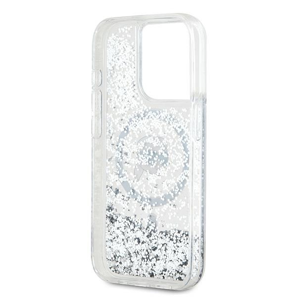 iTok webáruház - Karl Lagerfeld Karl Lagerfeld Liquid Glitter Karl Head MagSafe tok iPhone 15 Pro Max készülékhez (átlátszó) 7 Karl Lagerfeld Liquid Glitter Karl Head MagSafe case for iPhone 15 Pro Max (átlátszó)