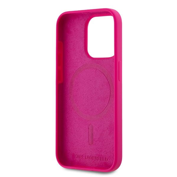 iTok webáruház - Karl Lagerfeld Karl Lagerfeld Silicone Choupette Head MagSafe tok iPhone 15 Pro Max készülékhez (rózsaszín) 7 Karl Lagerfeld Silicone Choupette Head MagSafe case for iPhone 15 Pro Max (rózsaszín)