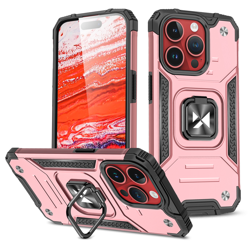 iTok webáruház - Wozinsky Wozinsky Ring Armor tok iPhone 15 Pro Max készülékhez (arany) 1 Wozinsky Ring Armor iPhone 15 Pro Max Ring Armor Case (arany)