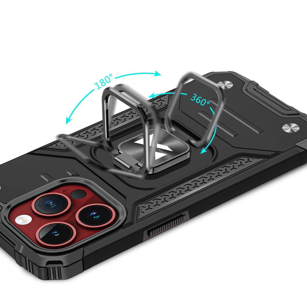 iTok webáruház - Wozinsky Wozinsky Ring Armor tok iPhone 15 Pro Max készülékhez (arany) 5 Wozinsky Ring Armor iPhone 15 Pro Max Ring Armor Case (arany)