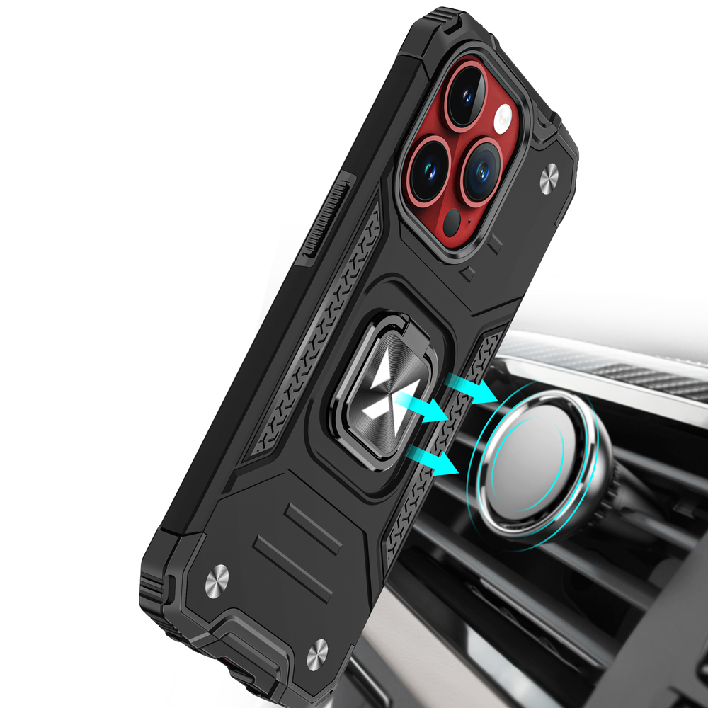 iTok webáruház - Wozinsky Wozinsky Ring Armor tok iPhone 15 Pro Max készülékhez (arany) 6 Wozinsky Ring Armor iPhone 15 Pro Max Ring Armor Case (arany)