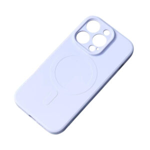 MagSafe-kompatibilis szilikon tok iPhone 15 Pro Max készülékhez (kék)