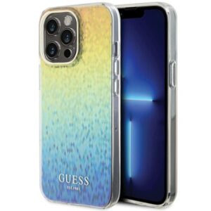 Guess IML Faceted Mirror Disco Iridescent tok iPhone 15 Pro Max készülékhez (többszínű)