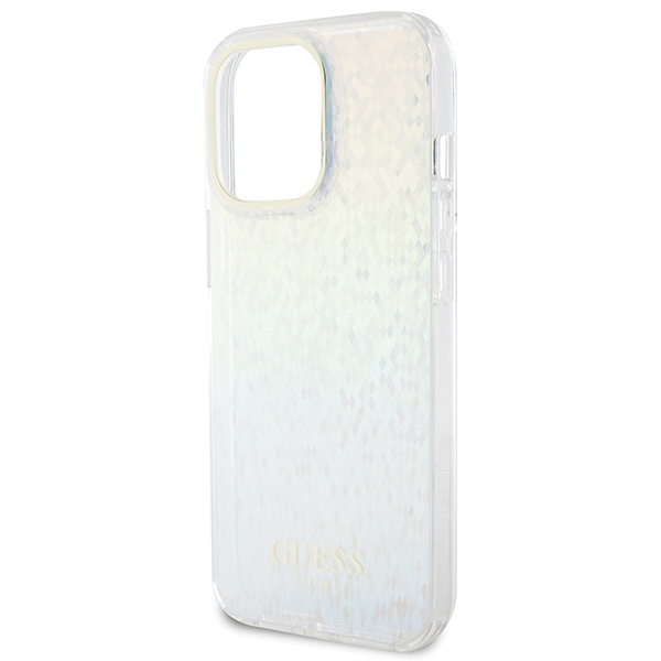iTok webáruház - Guess Guess IML Faceted Mirror Disco Iridescent tok iPhone 15 Pro Max készülékhez (többszínű) 6 Guess IML Faceted Mirror Disco Iridescent case for iPhone 15 Pro Max (többszínű)