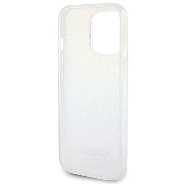 iTok webáruház - Guess Guess IML Faceted Mirror Disco Iridescent tok iPhone 15 Pro Max készülékhez (többszínű) 7 Guess IML Faceted Mirror Disco Iridescent case for iPhone 15 Pro Max (többszínű)