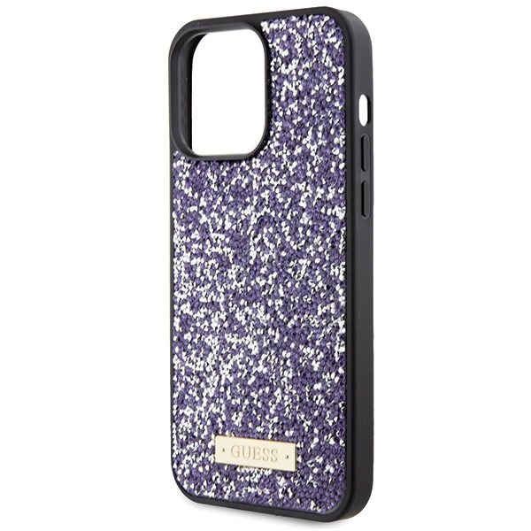 iTok webáruház - Guess Guess Rhinestone Metal Logo tok iPhone 15 Pro Max készülékhez (rózsaszín) 6 Guess Rhinestone Metal Logo case for iPhone 15 Pro Max (rózsaszín)