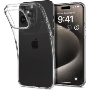 Spigen Liquid Crystal tok iPhone 15 Pro Max készülékhez (átlátszó)