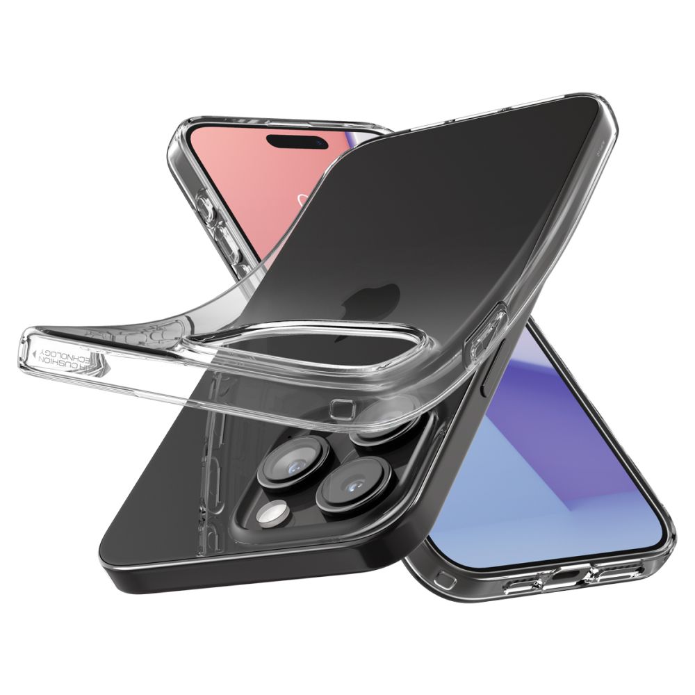 iTok webáruház - Spigen Spigen Liquid Crystal tok iPhone 15 Pro Max készülékhez (átlátszó) 7 Spigen Liquid Crystal Case for iPhone 15 Pro Max (átlátszó)