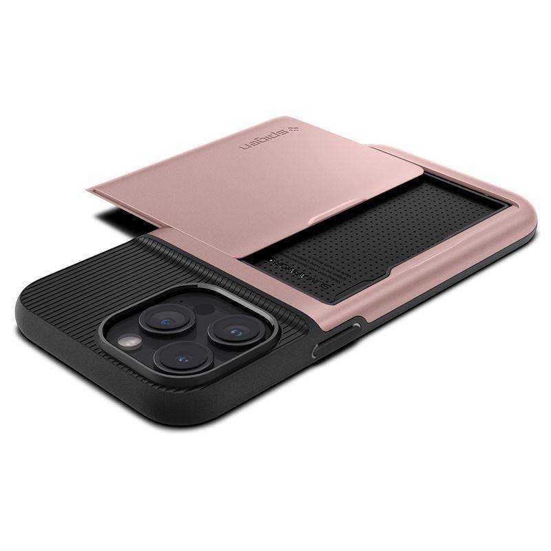 iTok webáruház - Spigen Spigen Slim Armor CS tok iPhone 15 Pro Max készülékhez (rózsaszín) 1 Spigen Slim Armor CS Case for iPhone 15 Pro Max (rózsaszín)