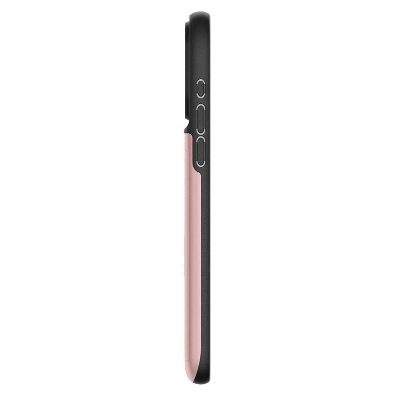 iTok webáruház - Spigen Spigen Slim Armor CS tok iPhone 15 Pro Max készülékhez (rózsaszín) 5 Spigen Slim Armor CS Case for iPhone 15 Pro Max (rózsaszín)