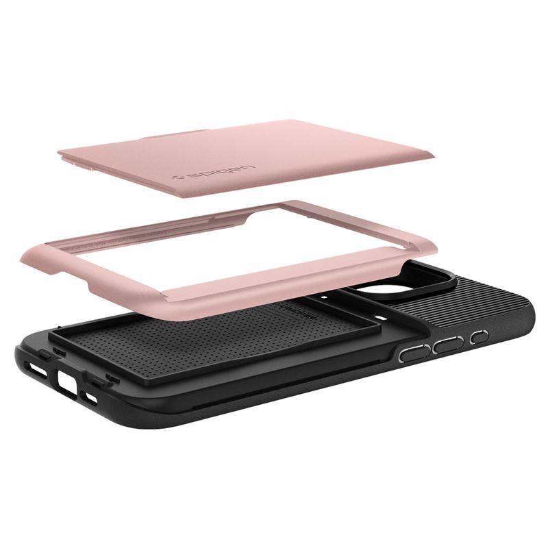 iTok webáruház - Spigen Spigen Slim Armor CS tok iPhone 15 Pro Max készülékhez (rózsaszín) 8 Spigen Slim Armor CS Case for iPhone 15 Pro Max (rózsaszín)