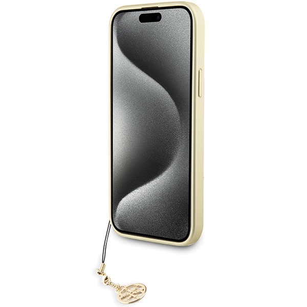 iTok webáruház - Guess Guess 4G Charms Collection tok iPhone 15 Pro Max készülékhez (szürke) 5 Guess 4G Charms Collection case for iPhone 15 Pro Max (szürke)