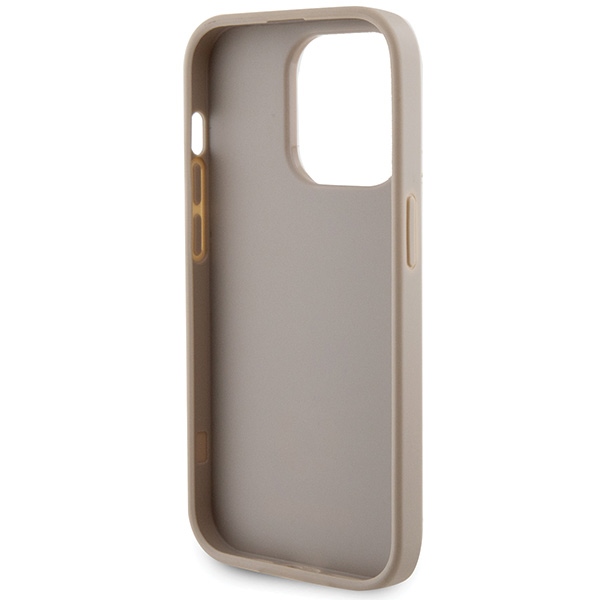 iTok webáruház - Guess Guess GUHCP15XPS4DGPD iPhone 15 Pro Max 6,7 hüvelykes arany tok 7 Guess GUHCP15XPS4DGPD iPhone 15 Pro Max 6.7" gold/gold hardcase Strass Metal Logo